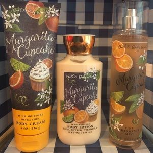 Bath & Body Works Margarita Cupcake Bundle